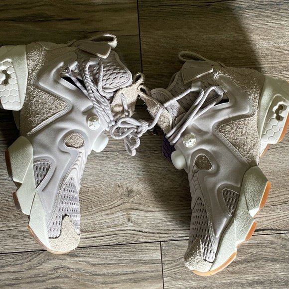 Reebok Furikaze Future Sz 4 Mens / 5.5 Womens Beig - Picture 7 of 11